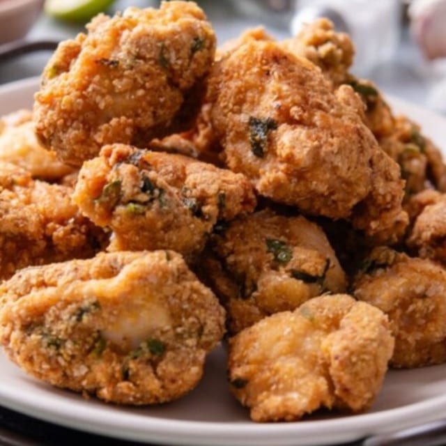 Chicken Fritters (Pakora).