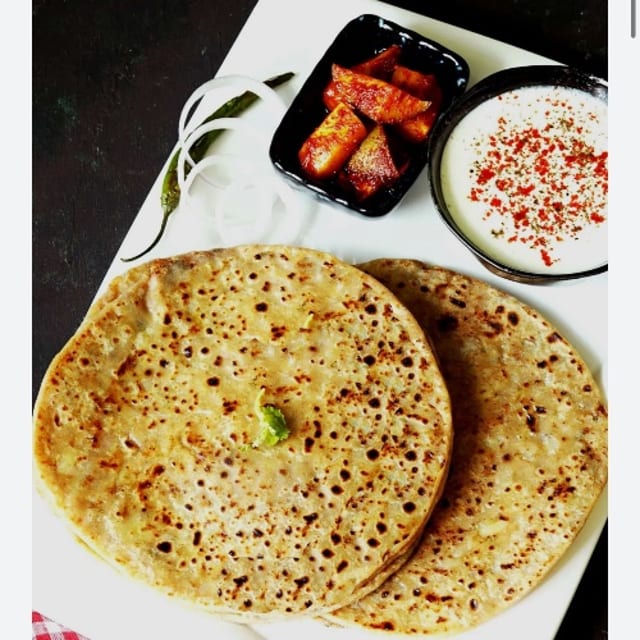 Paneer(Cottage cheese) Parantha.