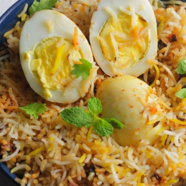 Egg Biryani.